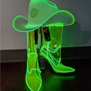 Neon Cowboys Light-Up Cowboy Boots